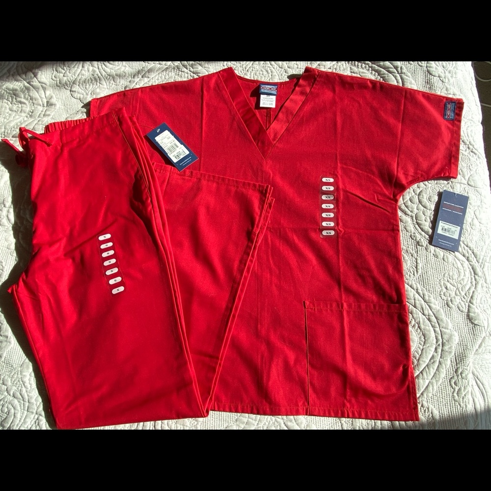 Cherokee Red scrubs